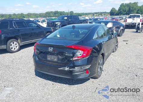 2018 Honda Civic Touring из США, поврежденный, VIN JHMFC1F92JX019184